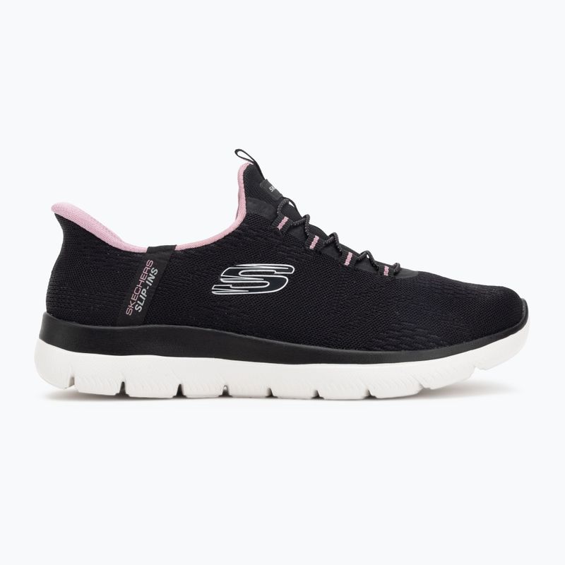 Buty damskie SKECHERS Summits Dream Chaser black/mauve 2