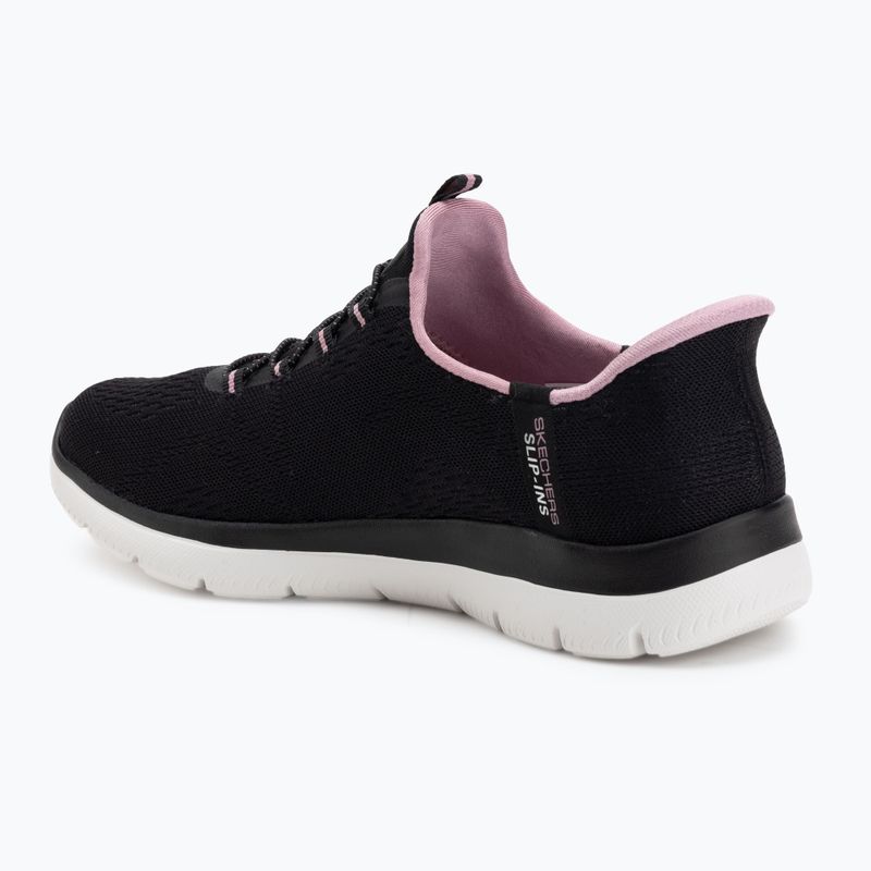 Buty damskie SKECHERS Summits Dream Chaser black/mauve 3
