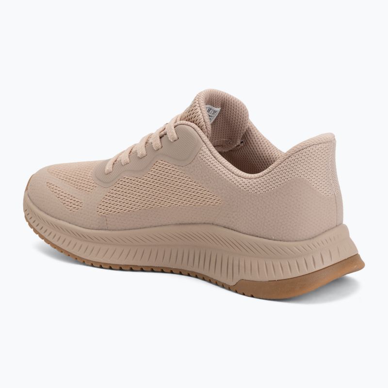 Buty damskie SKECHERS Bobs Squad 4 Staple Look beige 3