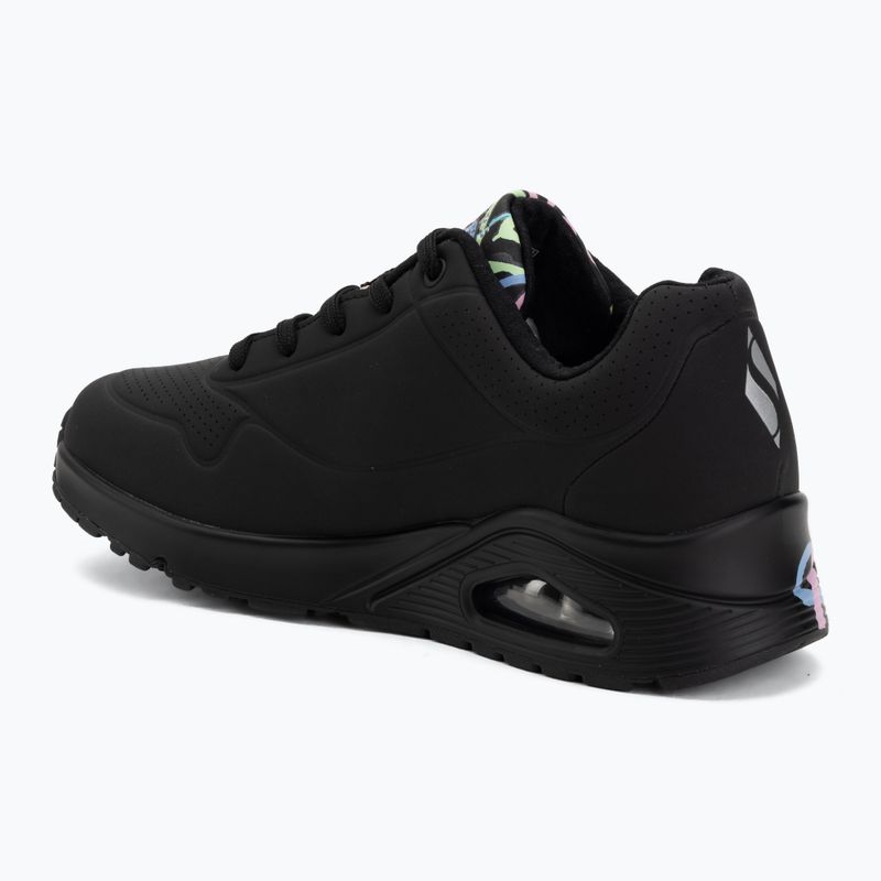 Buty damskie SKECHERS JGoldcrown Uno Spread The Love black 3