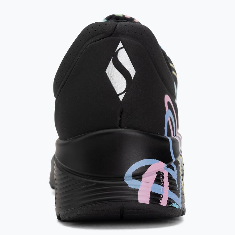 Buty damskie SKECHERS JGoldcrown Uno Spread The Love black 6