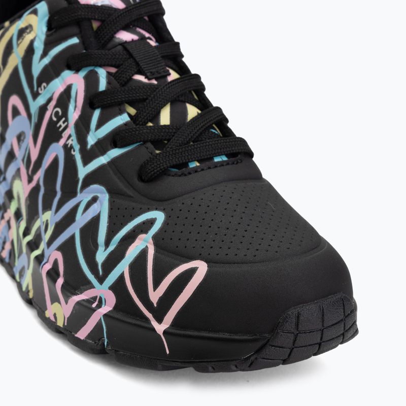 Buty damskie SKECHERS JGoldcrown Uno Spread The Love black 7