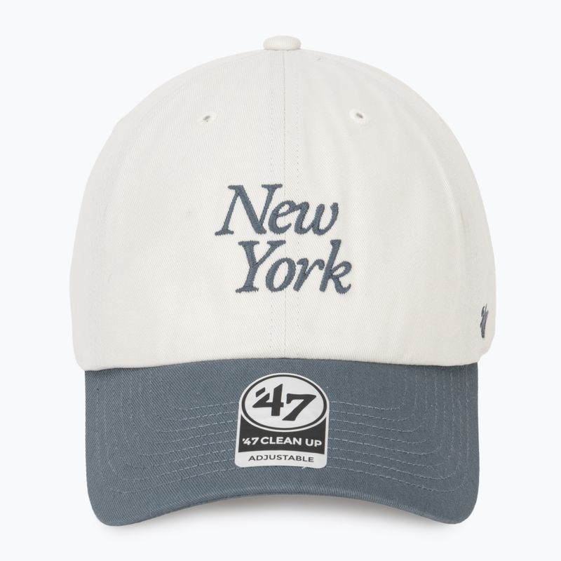 Czapka z daszkiem 47 Brand MLB New York Yankees Foundation Script TT CLEAN UP sandstone 2