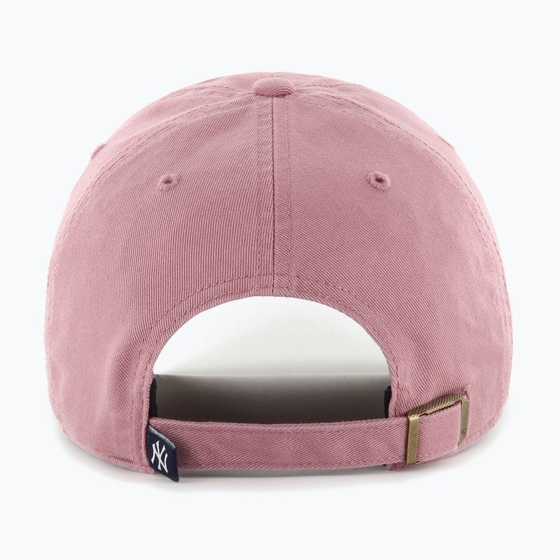 Czapka z daszkiem 47 Brand MLB New York Yankees Icon Alt CLEAN UP mauve 2