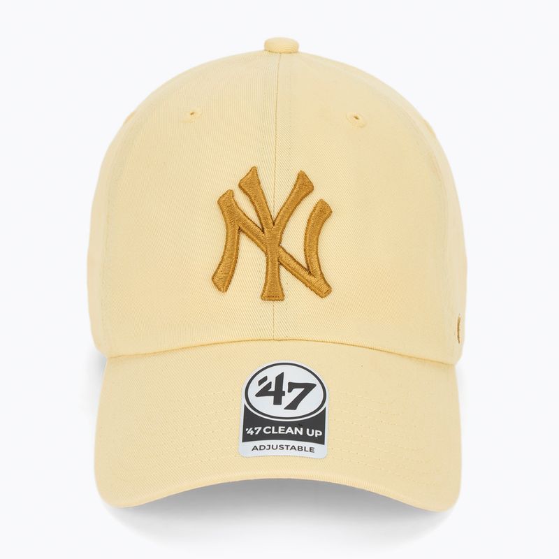 Czapka z daszkiem 47 Brand MLB New York Yankees CLEAN UP butter 2