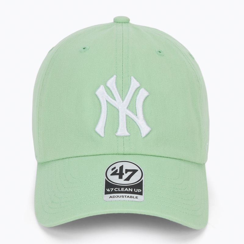 Czapka z daszkiem 47 Brand MLB New York Yankees CLEAN UP aloe 2