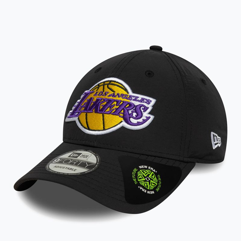 Czapka z daszkiem New Era Recycled 9Forty Lakers black/official tea team color 2