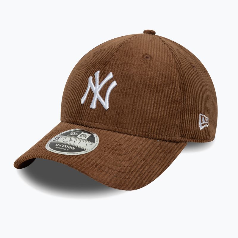 Czapka z daszkiem New Era Cord 9Forty Mcrown New York Yankees dark auburn/dark autumn 3