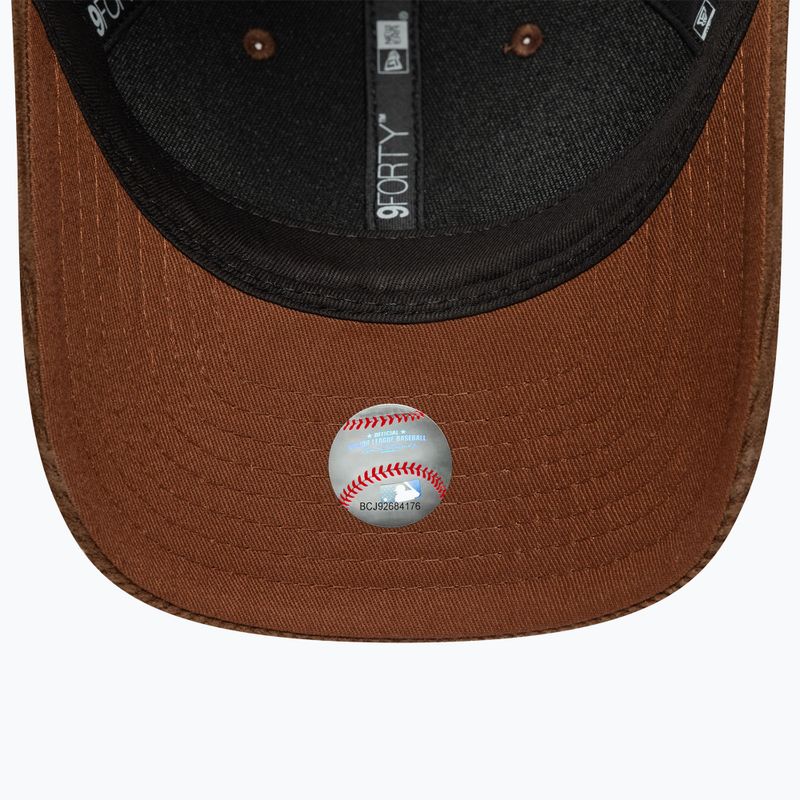 Czapka z daszkiem New Era Cord 9Forty Mcrown New York Yankees dark auburn/dark autumn 5