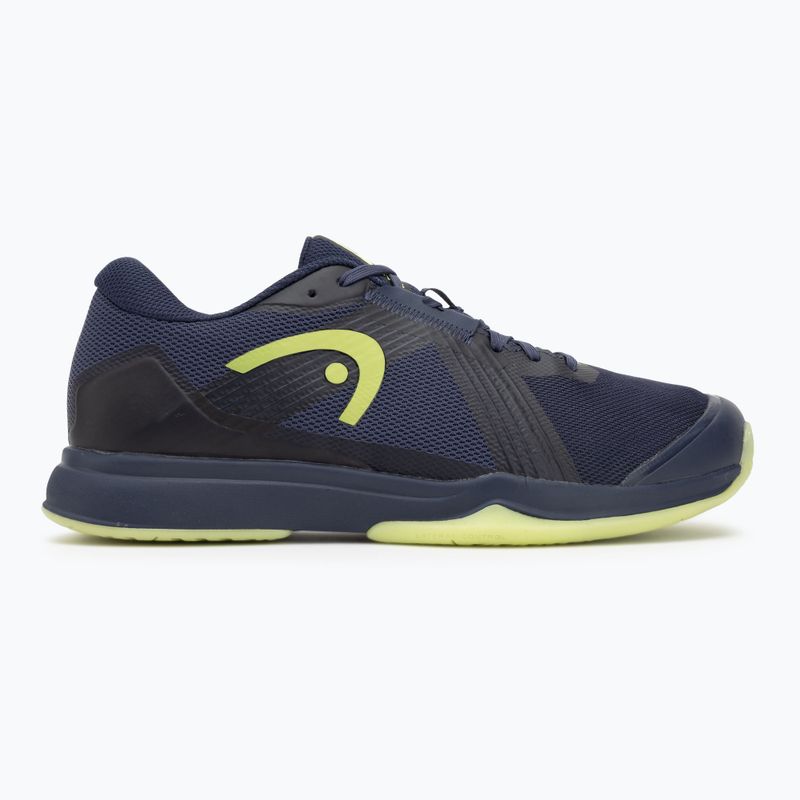 Buty do squasha HEAD Sprint Team 4.0 Indoor navy/lime 2