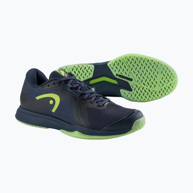 Buty do squasha HEAD Sprint Team 4.0 Indoor navy/lime 5