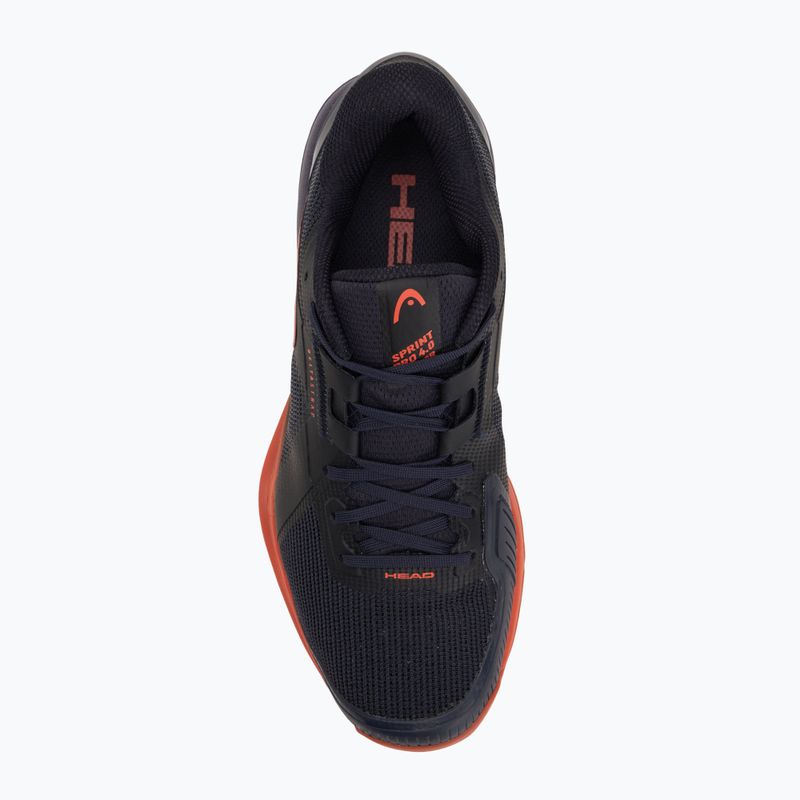 Buty do squasha HEAD Sprint Pro 4.0 Indoor dark blue/red 5