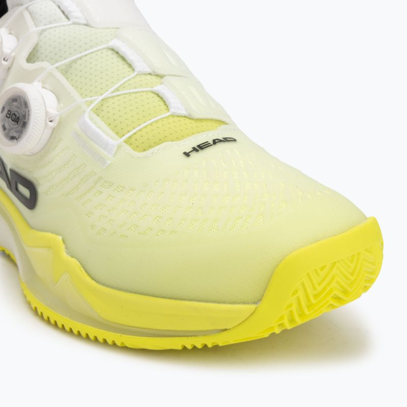 Buty do tenisa męskie HEAD Endure Pro BOA Clay white/yellow 7