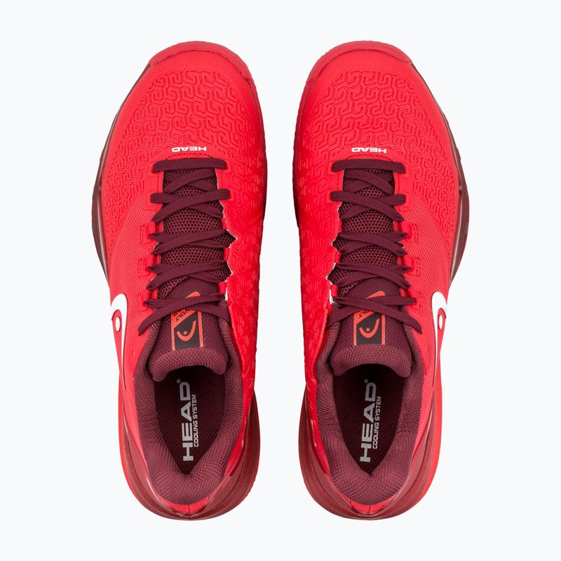 Buty do tenisa męskie HEAD Revolt Pro 5.0 Clay red/dark red 4