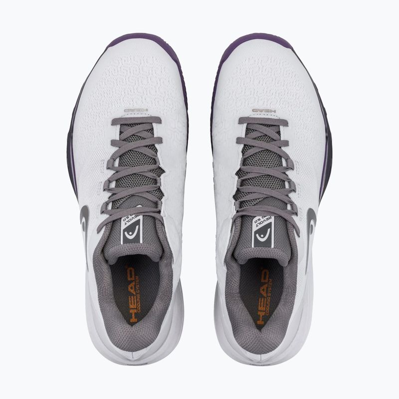 Buty do tenisa męskie HEAD Revolt Pro 5.0 Clay light grey/purple 4