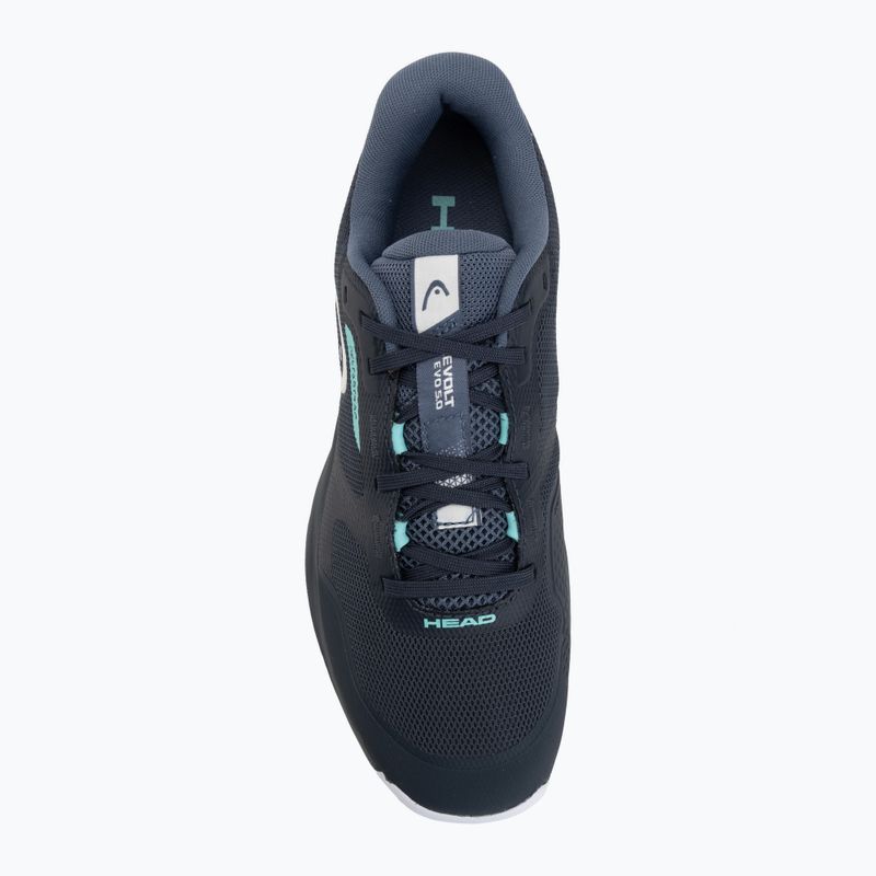 Buty do tenisa męskie HEAD Revolt Evo 5.0 blueberry/teal 5