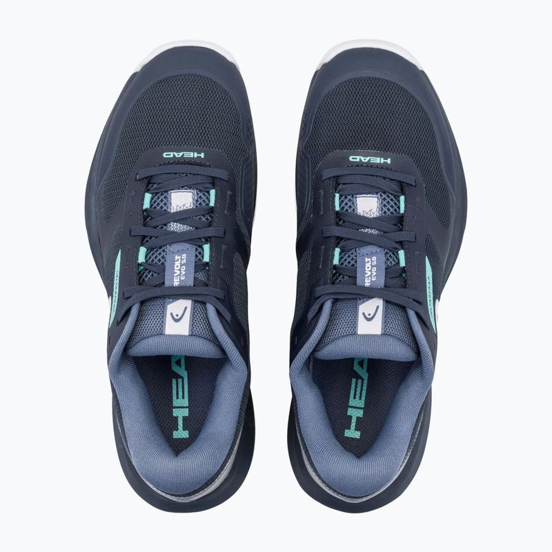 Buty do tenisa męskie HEAD Revolt Evo 5.0 blueberry/teal 4