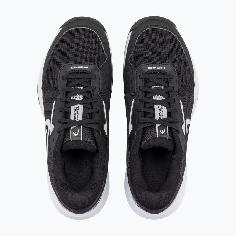 Buty do tenisa męskie HEAD Revolt Court 5.0 black/white 4