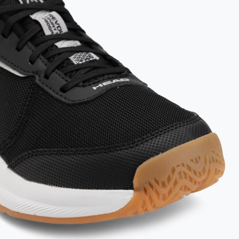 Buty do tenisa męskie HEAD Revolt Court 5.0 Indoor black/white 7