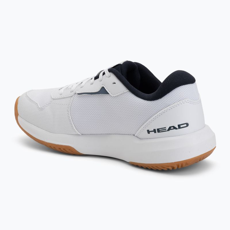 Buty do tenisa męskie HEAD Revolt Court 5.0 Indoor white/blueberry 3