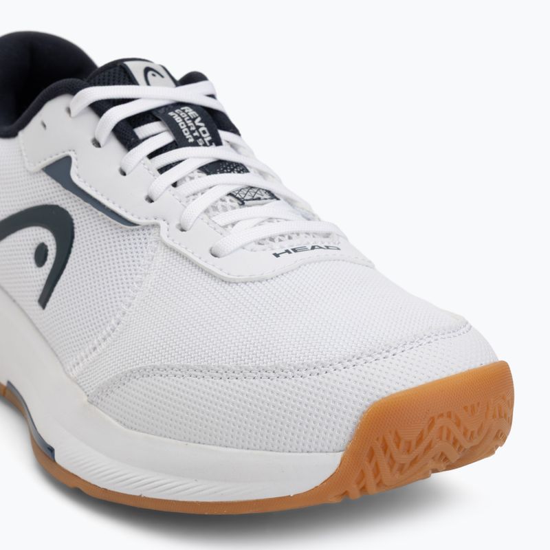 Buty do tenisa męskie HEAD Revolt Court 5.0 Indoor white/blueberry 7