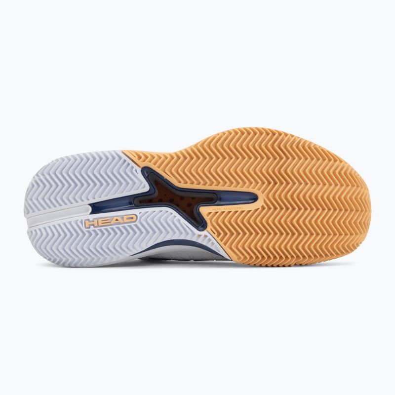 Buty do tenisa damskie HEAD Revolt Pro 5.0 Clay white apricot 4