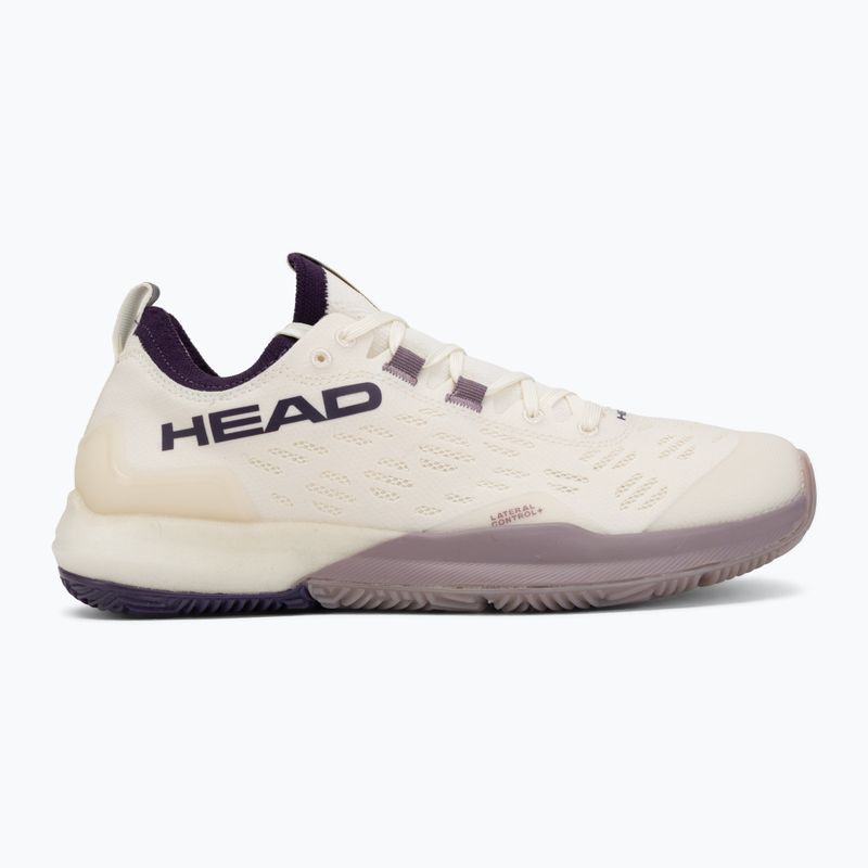 Buty do padla damskie HEAD Motion Pro 1.5 chalk white/purple 2