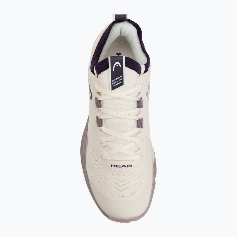 Buty do padla damskie HEAD Motion Pro 1.5 chalk white/purple 5