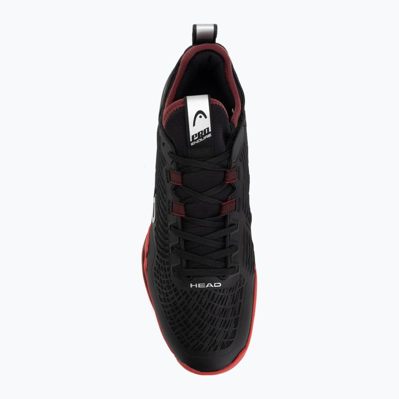 Buty do tenisa męskie HEAD Endure Pro Clay black/red 5
