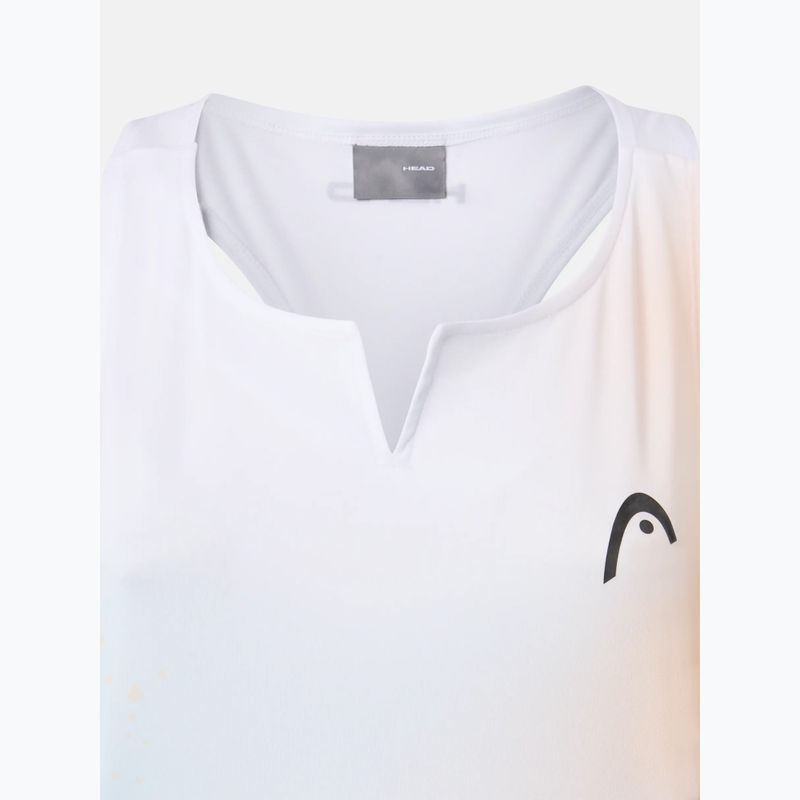 Koszulka tenisowa damska HEAD Agility Tank Top light blue/print vision 3