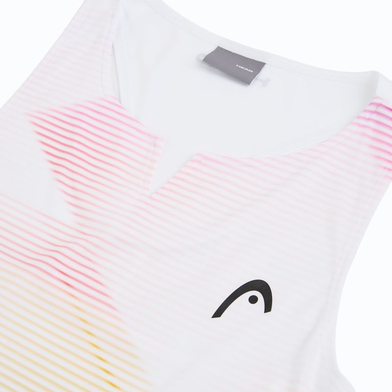 Koszulka tenisowa damska HEAD Agility Tank Top light blue/print vision 3