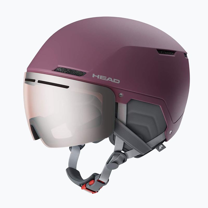 Kask narciarski HEAD Cinema W S2 dark purple/silver/red