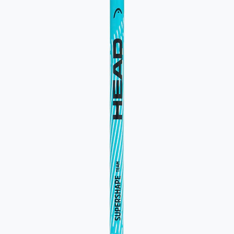 Kije narciarskie dziecięce HEAD Supershape Team Adjustable Jr white/black/speedblue 2