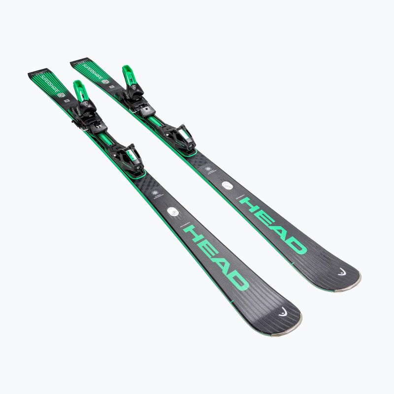 Narty zjazdowe HEAD Supershape e-Magnum SW BB-PR + wiązania Protector Evo PR 13 GW black/green 2
