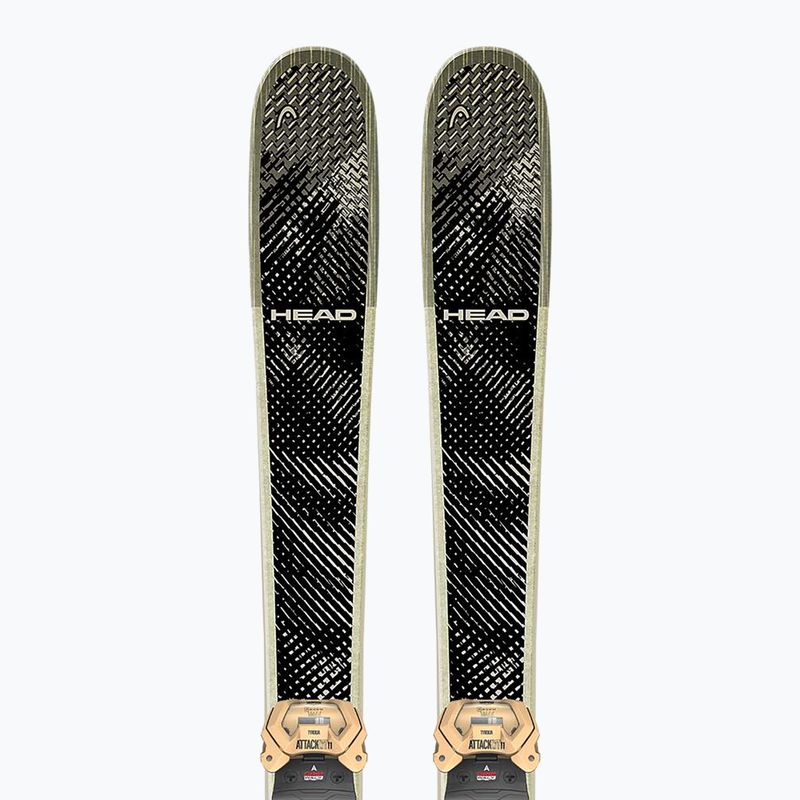 Narty zjazdowe dziecięce HEAD Kore Team SW + wiązania Attack LYT 11 GW black/beige 5