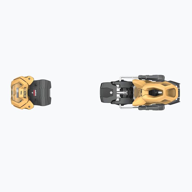 Narty zjazdowe dziecięce HEAD Kore Team SW + wiązania Attack LYT 11 GW black/beige 12