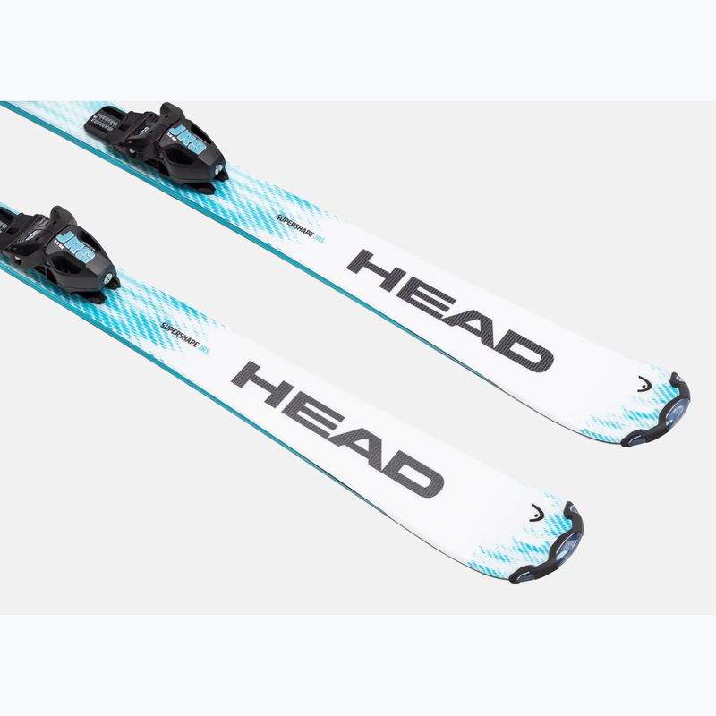 Narty zjazdowe dziecięce HEAD Supershape JRS + wiązania Jrs 7.5 GW CA white/blue 3