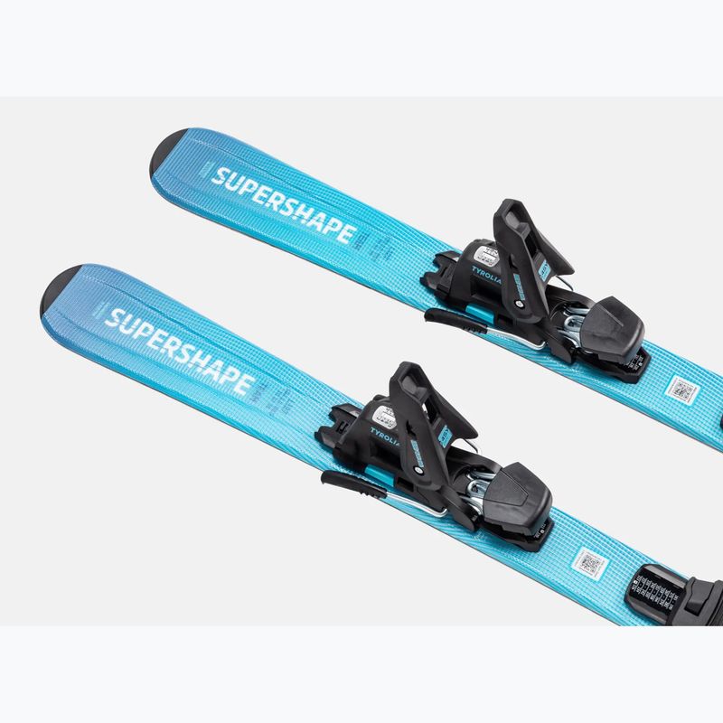 Narty zjazdowe dziecięce HEAD Supershape Team Easy JRS + wiązania Jrs 4.5 GW CA blue/white 3