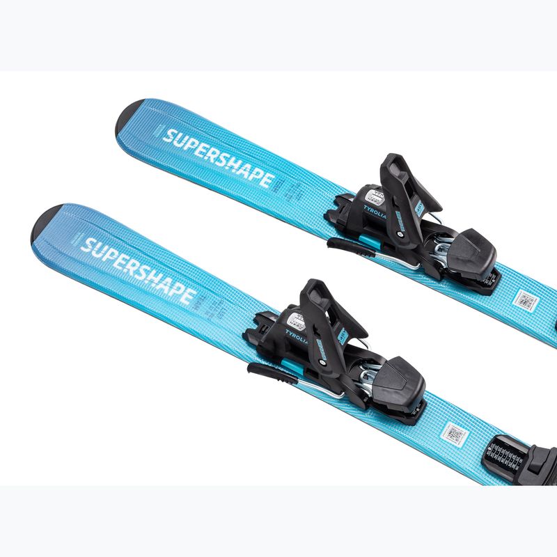 Narty zjazdowe dziecięce HEAD Supershape Team Easy JRS + wiązania Jrs 7.5 GW CA blue/white 3