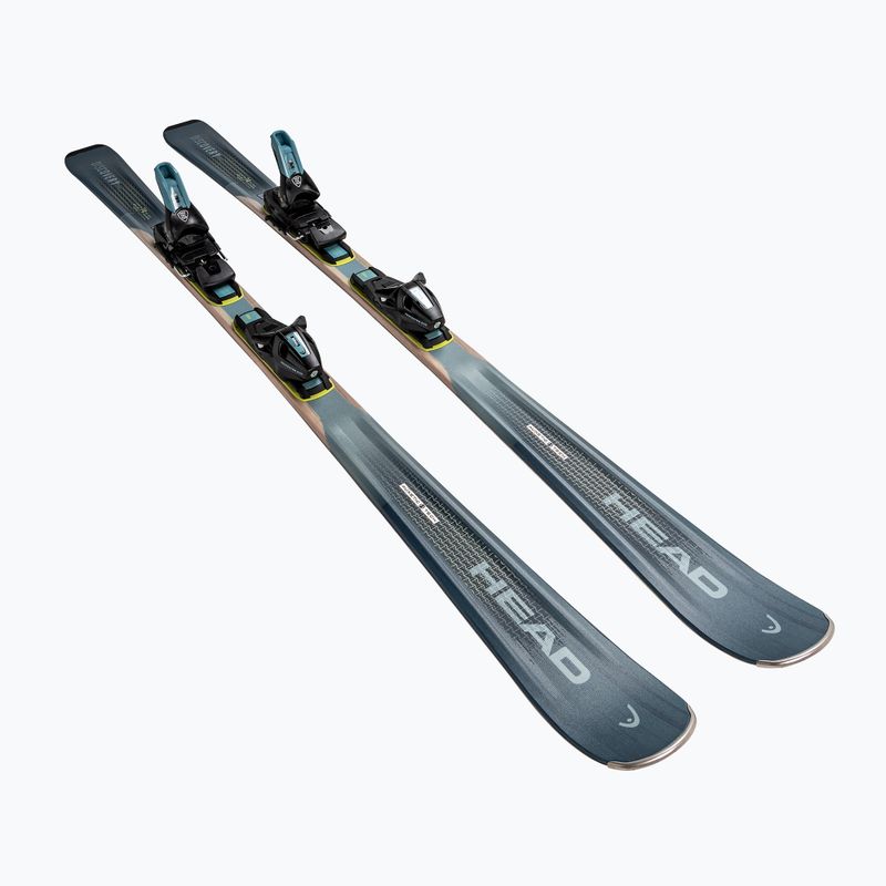 Narty zjazdowe HEAD Discovery 74 Pro AM BB-PR + wiązania Protector Evo PR 11 GW dark blue/yellow 2
