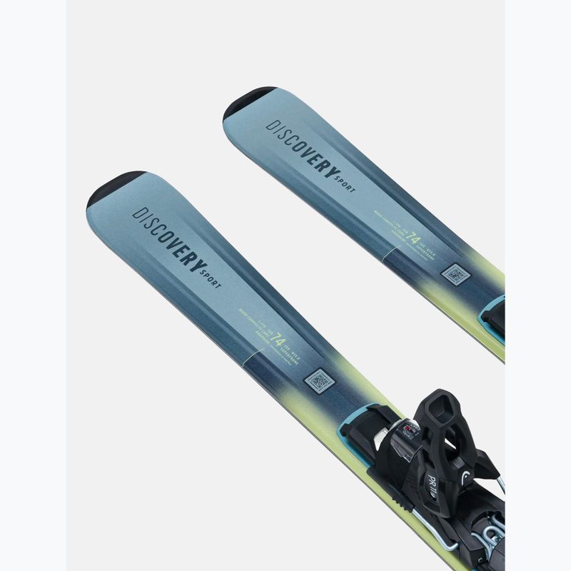 Narty zjazdowe HEAD Discovery 74 Sport AM BB-PR + wiązania Protector Evo PR 11 GW blue/yellow 4