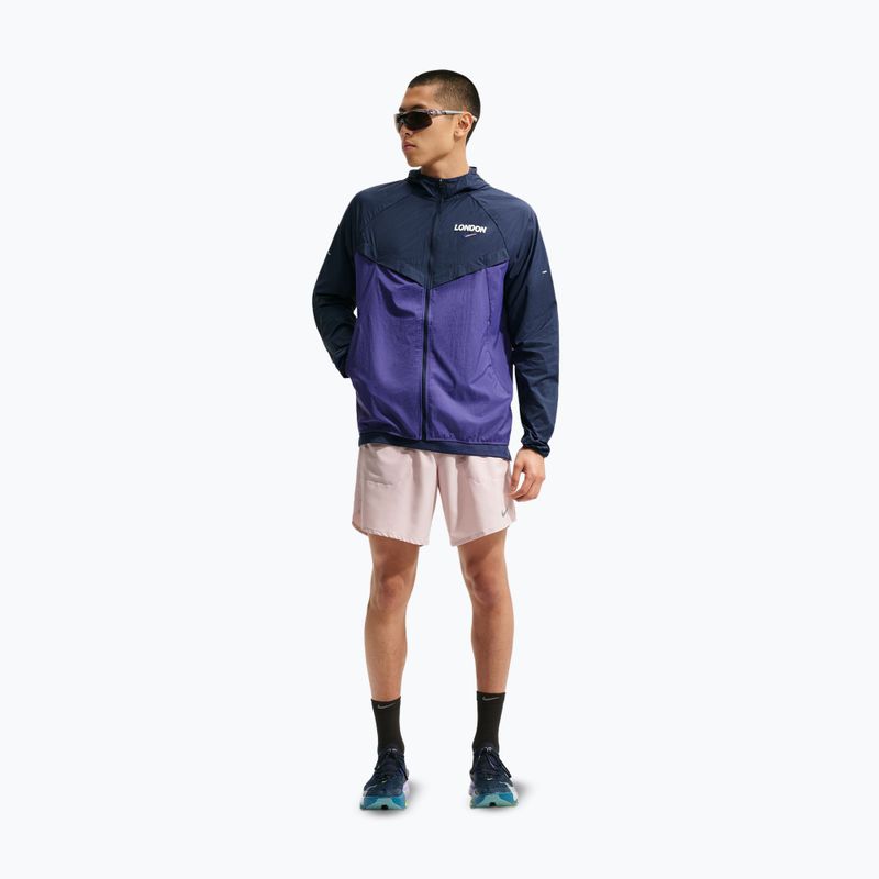 Kurtka do biegania męska Nike Stride Dri-Fit ADV midnight navy/court purple 2