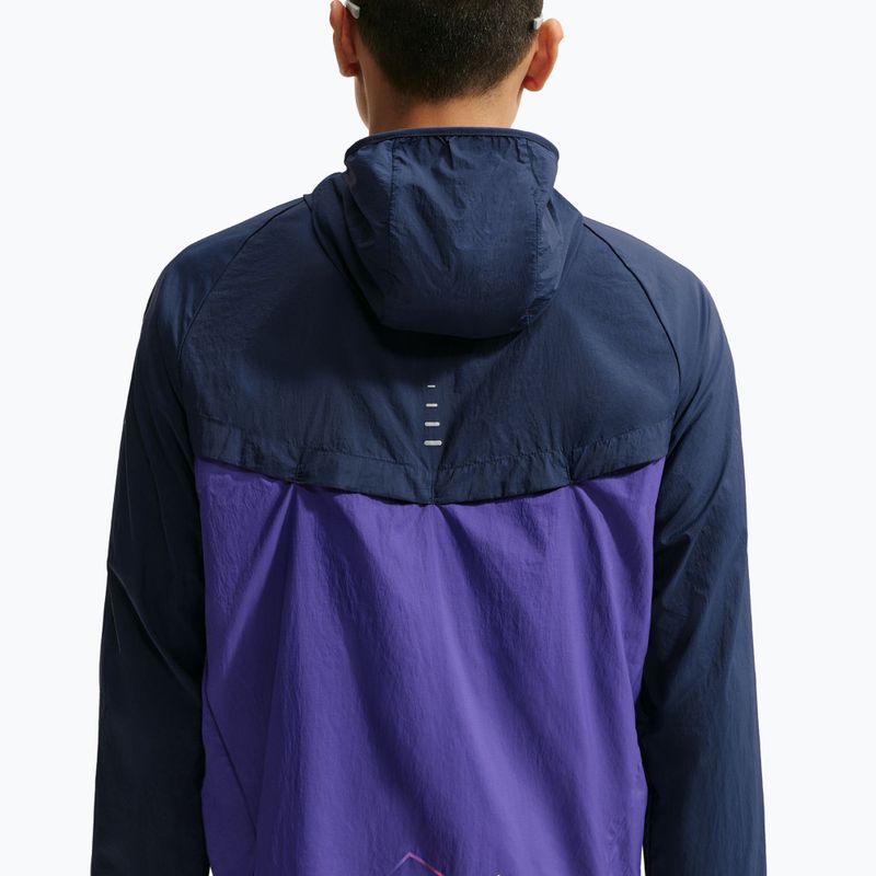 Kurtka do biegania męska Nike Stride Dri-Fit ADV midnight navy/court purple 5