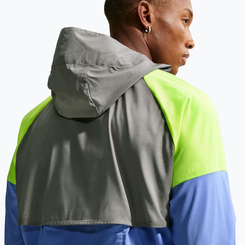 Kurtka do biegania męska Nike Impossibly Light Windrunner royal pulse/smoke grey/volt ice 6