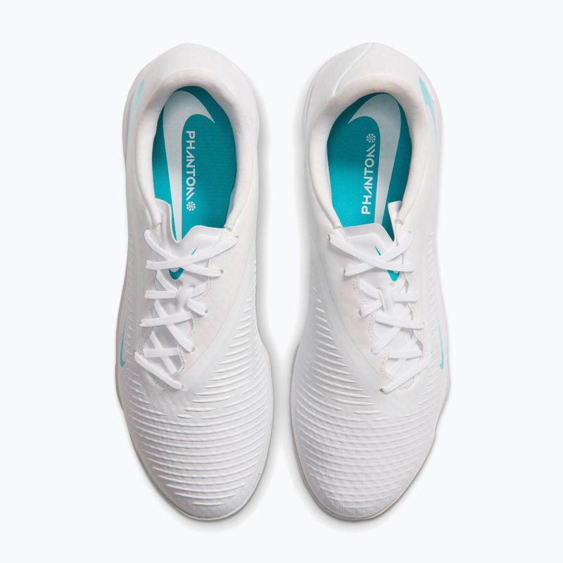 Buty piłkarskie męskie Nike Phantom 6 Low Academy TF white/white/dusty cactus 4