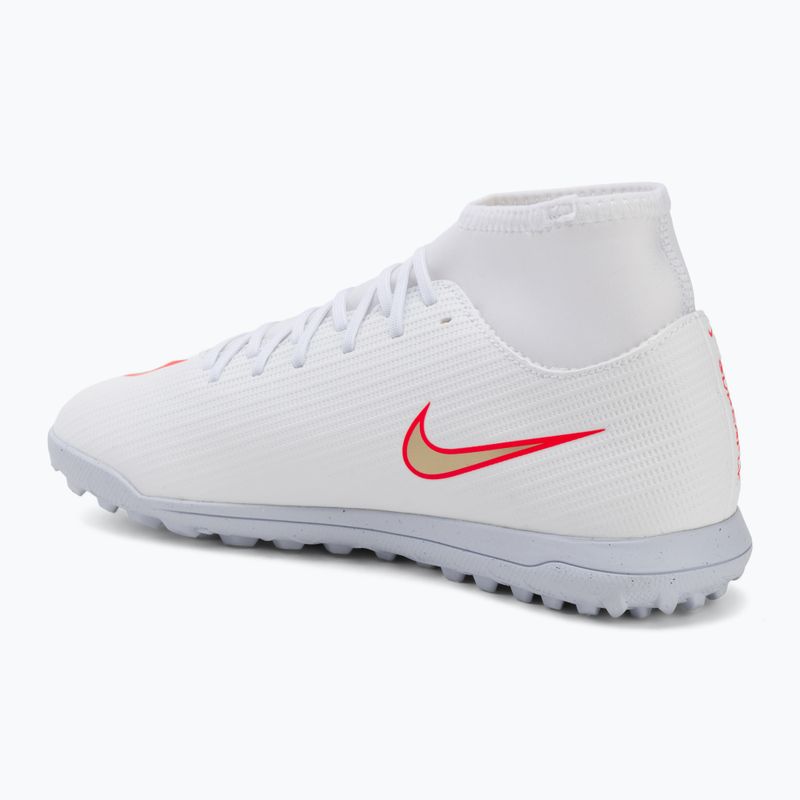 Buty piłkarskie męskie Nike Mercurial Superfly 11 Club TF white/bright crimson/blur 3