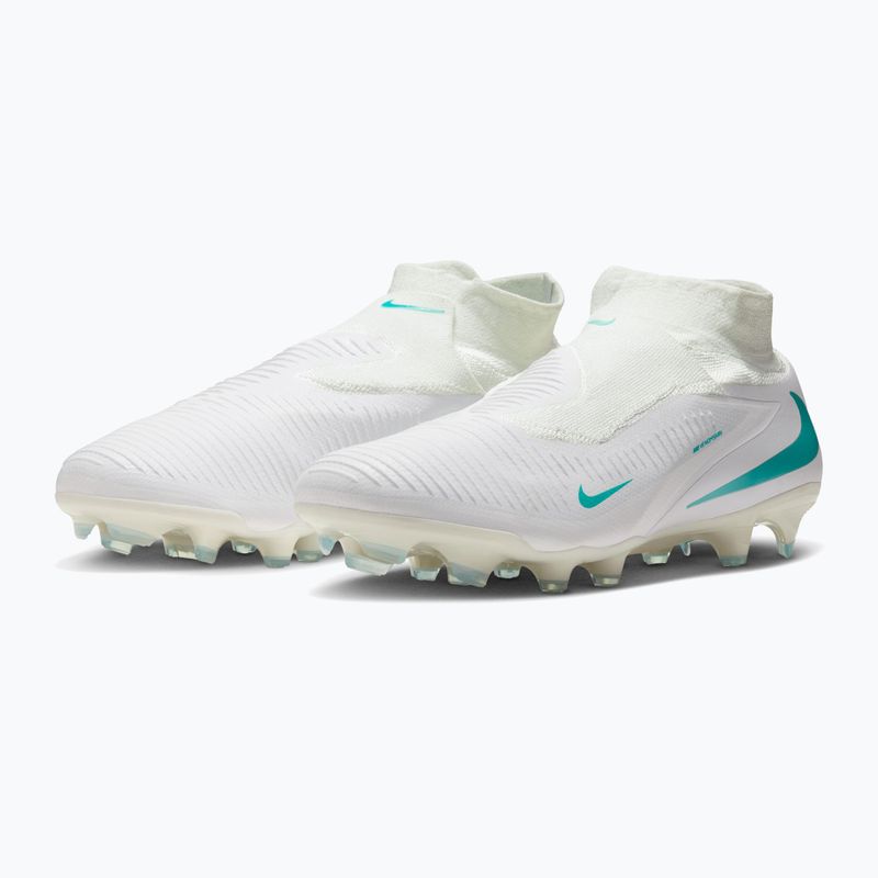 Buty piłkarskie męskie Nike Phantom 6 High Pro FG white/white/dusty cactus 3