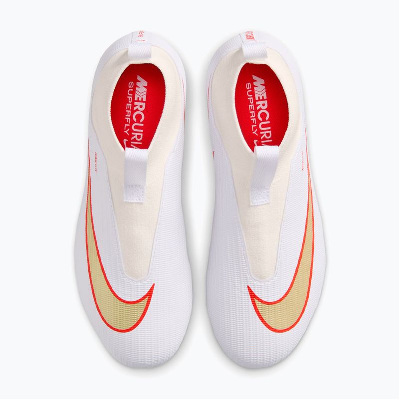 Buty piłkarskie dziecięce Nike Jr. Mercurial Superfly 11 Academy MG white/bright crimson/blur 3