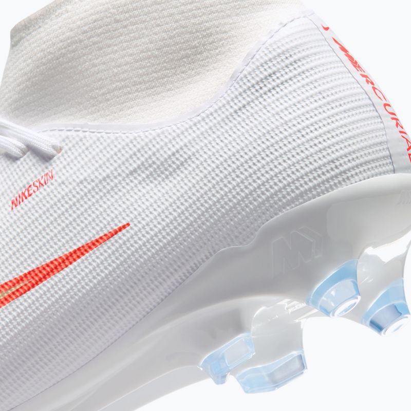 Buty piłkarskie męskie Nike Mercurial Superfly 11 Academy MG white/bright crimson/blur 7