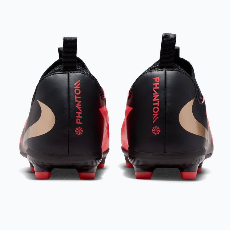 Buty piłkarskie dziecięce Nike Jr. Phantom 6 Low Academy bright crimson/bright crimson/black 2